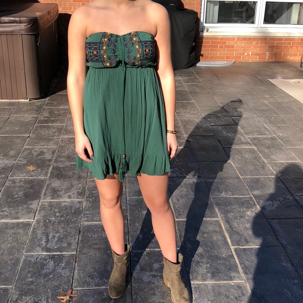 Strapless Boho halter Dress